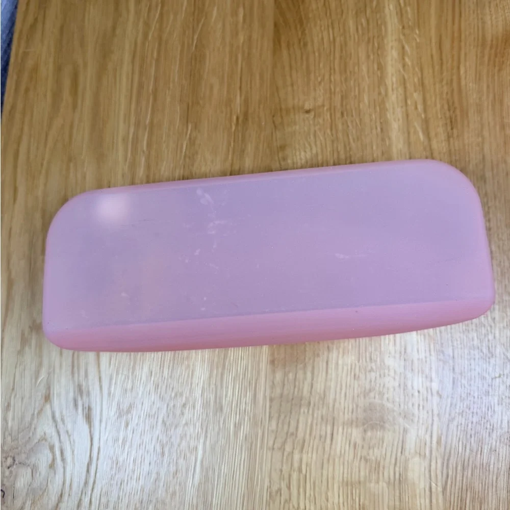 Pink Silicone Pencil Case